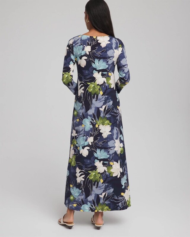 Dance Boatneck Column Maxi Dress - image 3